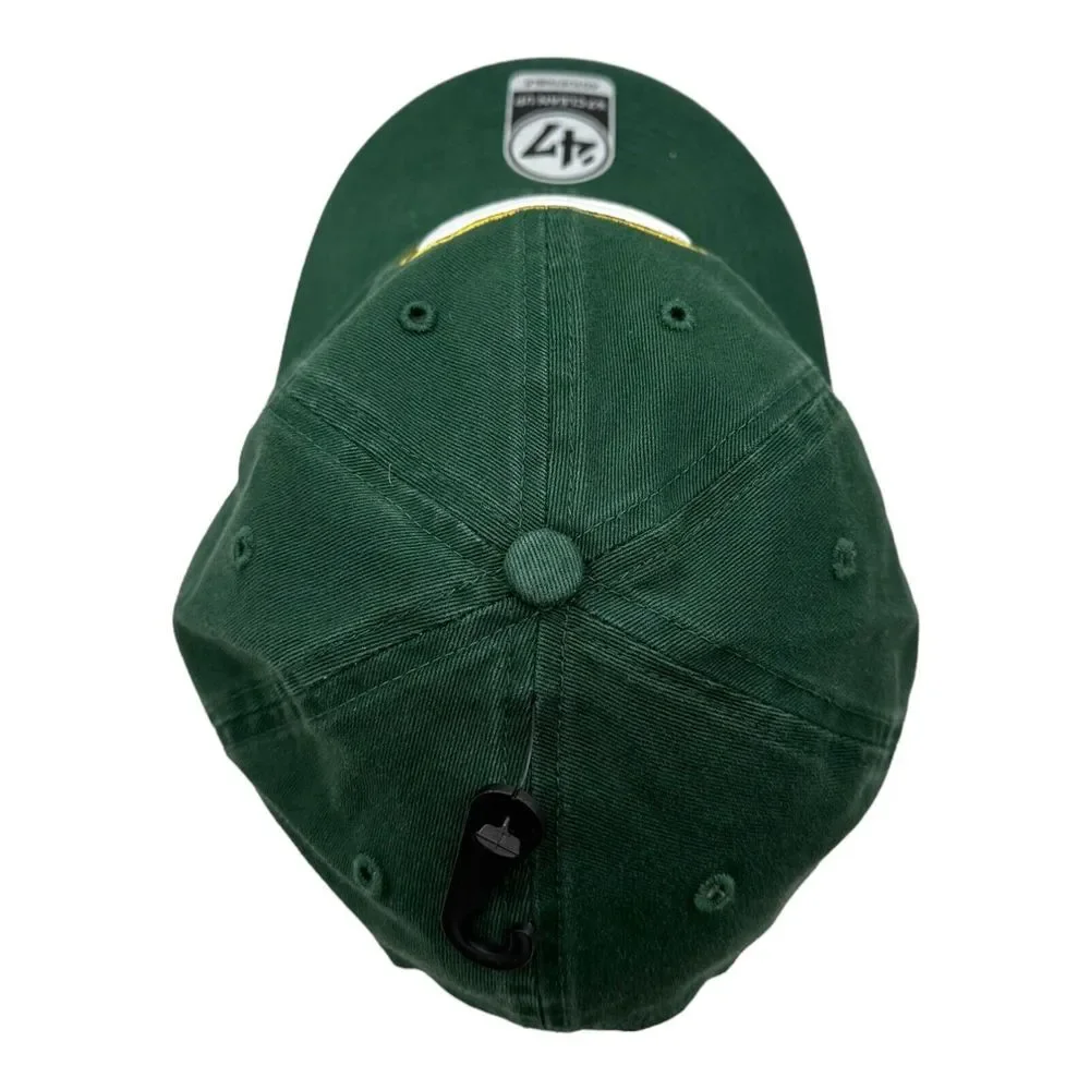 Men's '47 Brand Clean Up Green Bay Packers NFL Strapback Hat Cap NWT‎